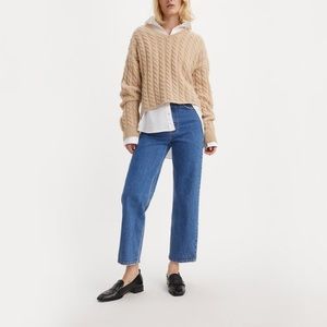 Levis ribcage straight ankle